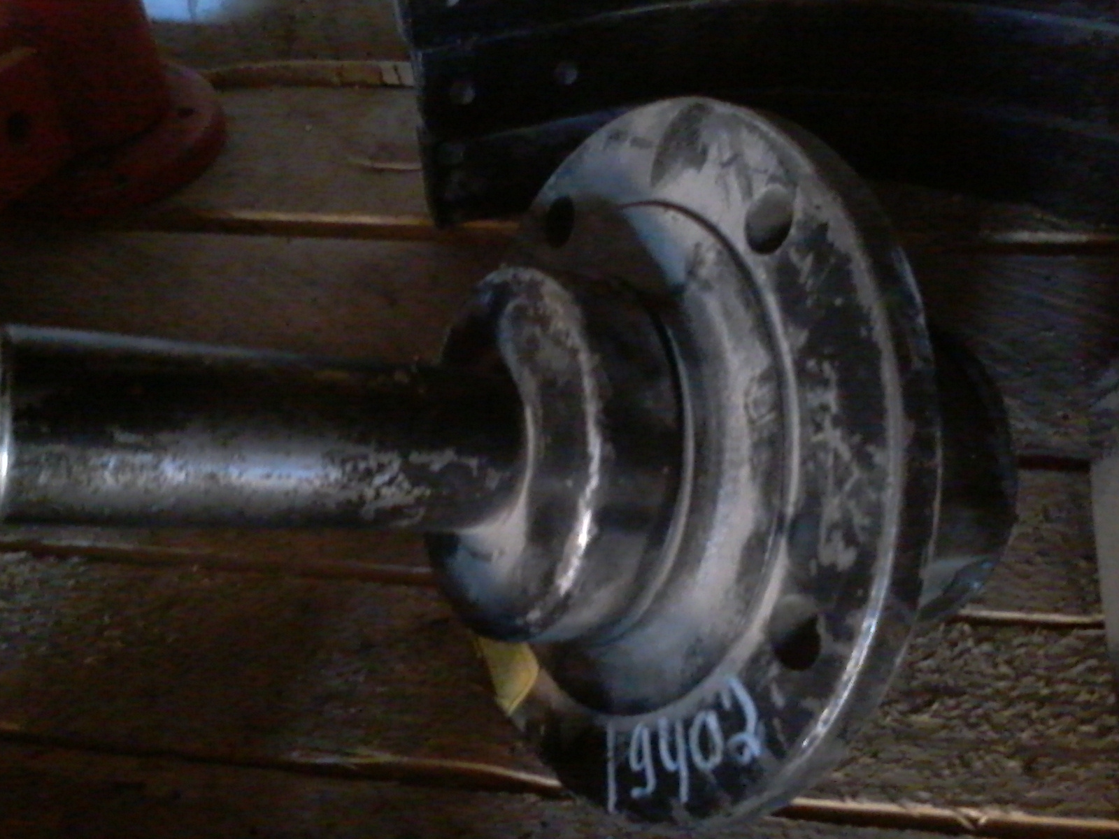 ПЛЕ 06.200 Ступица колеса 5-ти шпилечный замена диаметр оси 45 мм, подшипник 7508